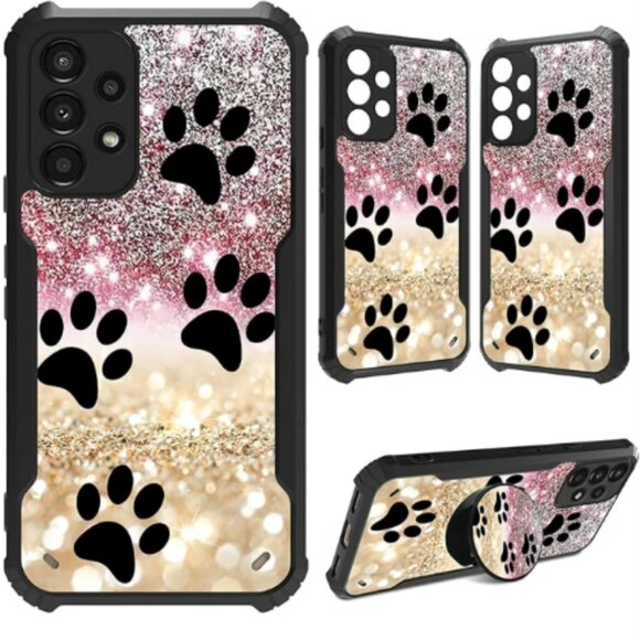 Case for Samsung Galaxy A32 5G Phone Case, Stand Kickstand Case Shock-Absorbing - Picture 1 of 5